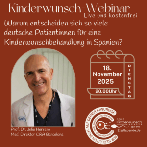 Kinderwunschmediziner Prof Dr. Herrero aus der Klinik CRA Barcelona - Warum entscheiden sich so viele deutsche Patientinnen für eine Kinderwunschbehandlung in Spanien