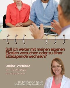 Soll ich weiter mit meinen eigenen Eizellen versuchen oder zu einer Eizellspende wechseln?